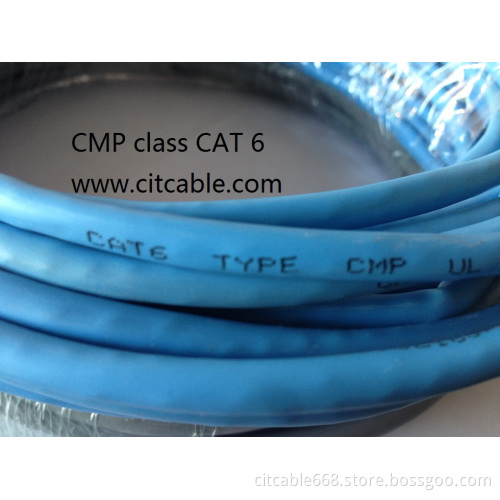 UL CMP UTP Network Category6 Plenum Cable
